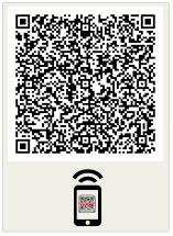 Smartphones download QR code application from App Store. QR code